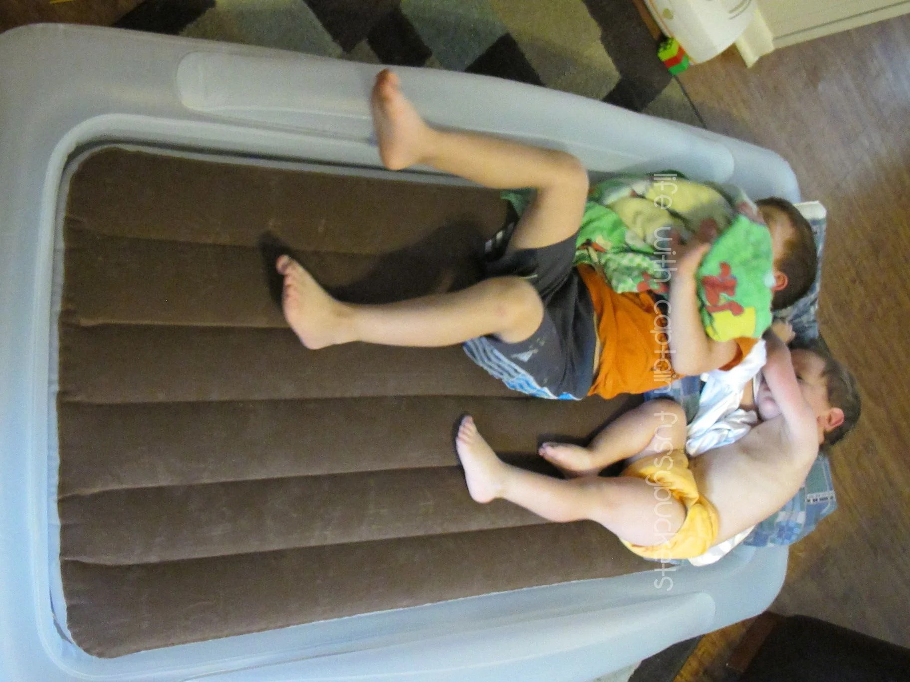 Holiday Traveling is Made Easy with The Shrunks Toddler Travel Bed!