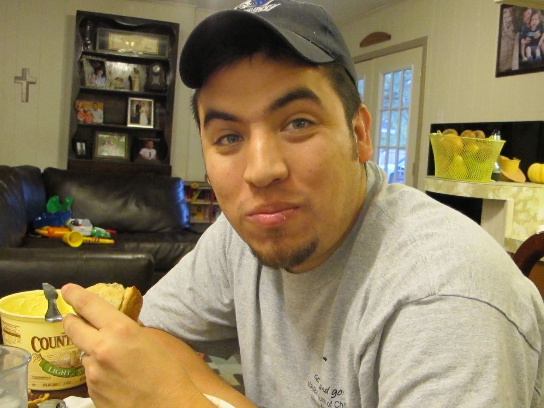 Cornbread Made With Indian Corn