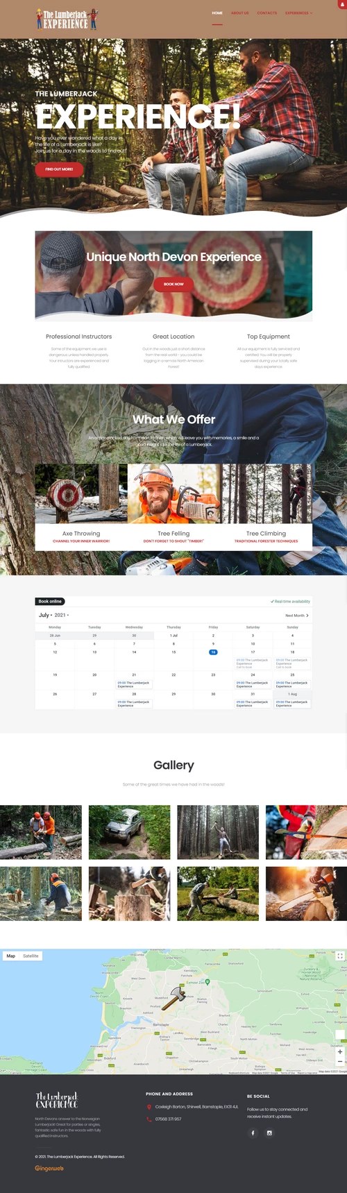 The Lumberjack Experience