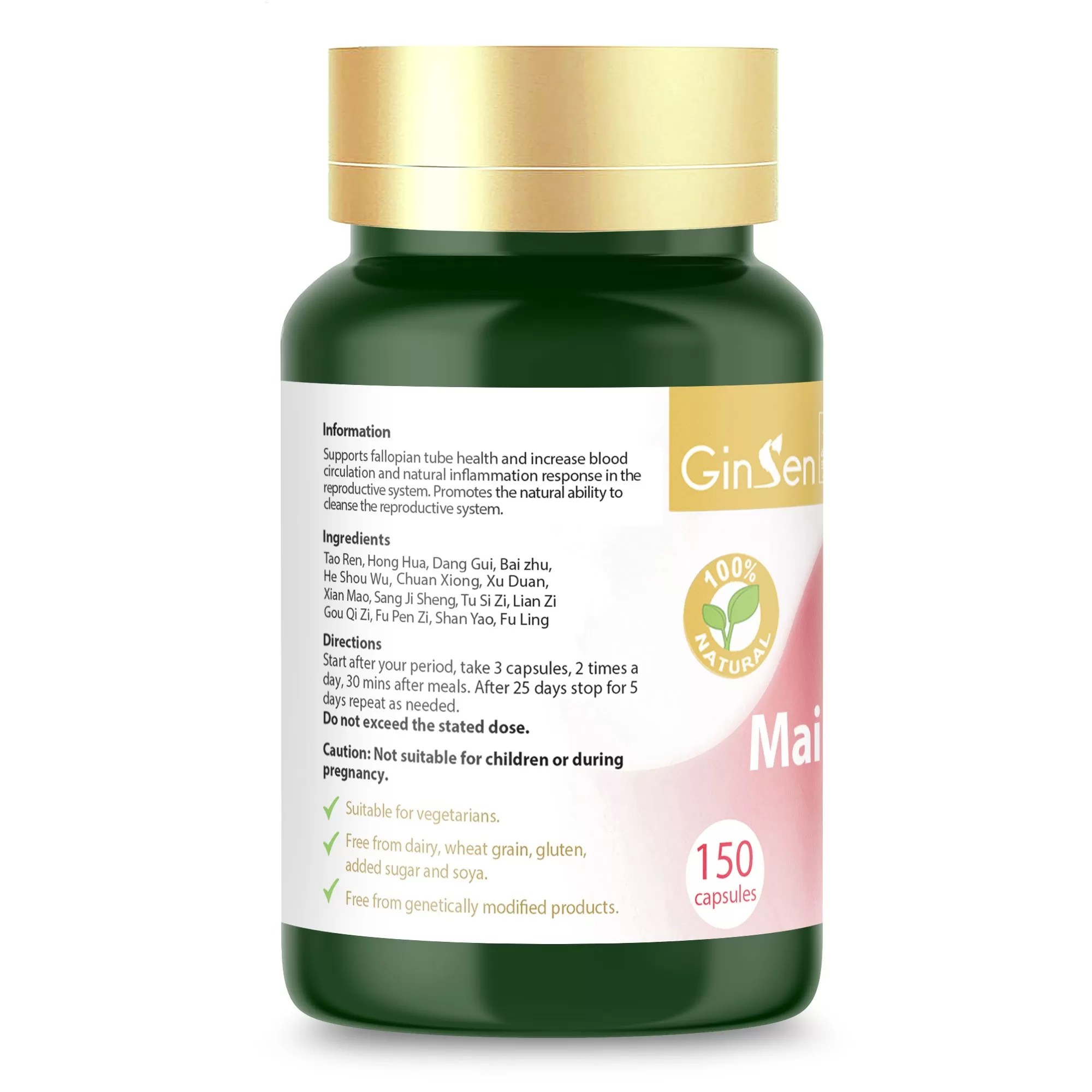 Buy Fallopian Maintenance by GinSen Unblock Fallopian Tubes Naturally