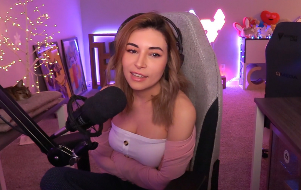 Alinity self imposes Twitch ban after accidental nipple slip on stream