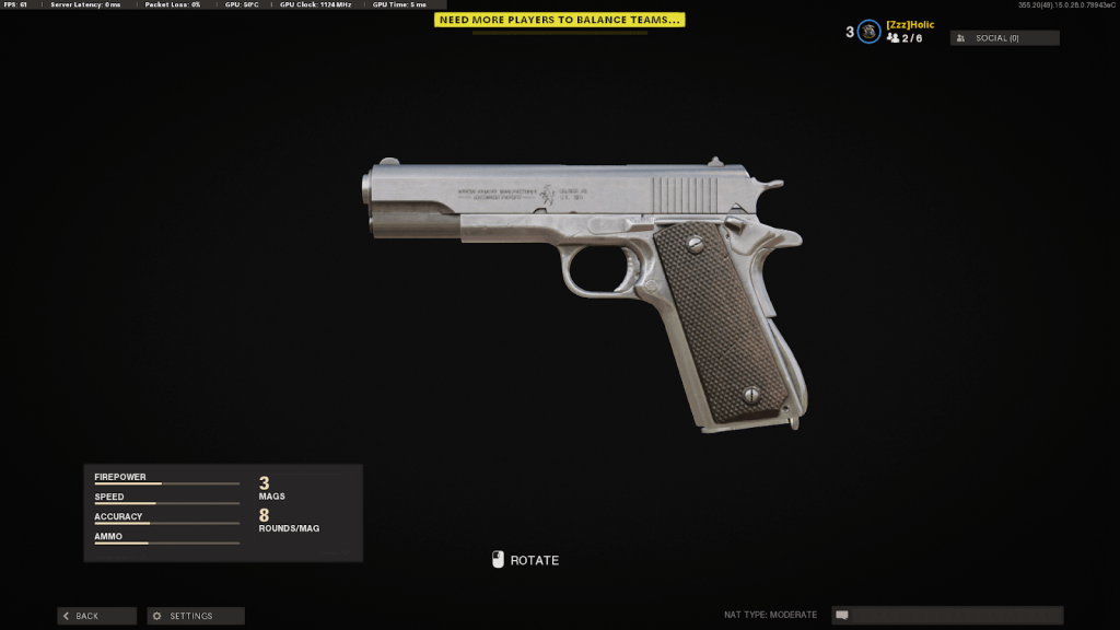 Best 1911 loadout in Black Ops Cold War GINX Esports TV