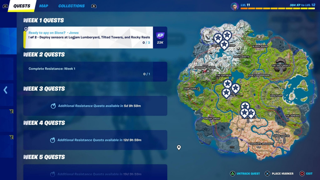 Where to deploy sensors in Fortnite Chapter 3 Season 2 GINX Esports TV