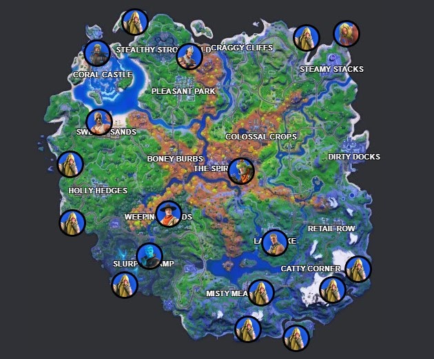 Where are the Joneses in Fortnite? All locations revealed GINX Esports TV