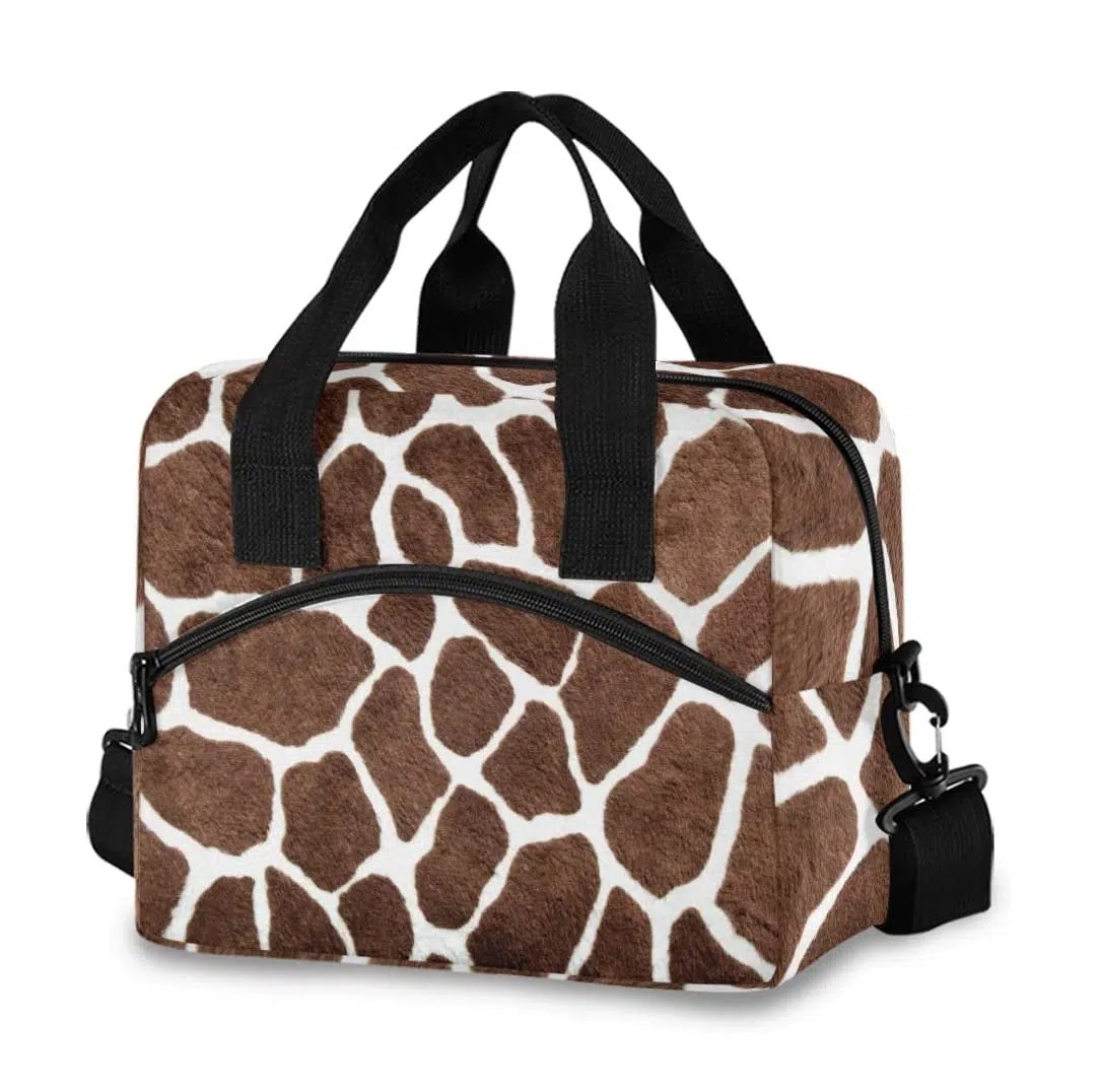 Giraffe Print Lunch Bag Giraffe Me Crazy