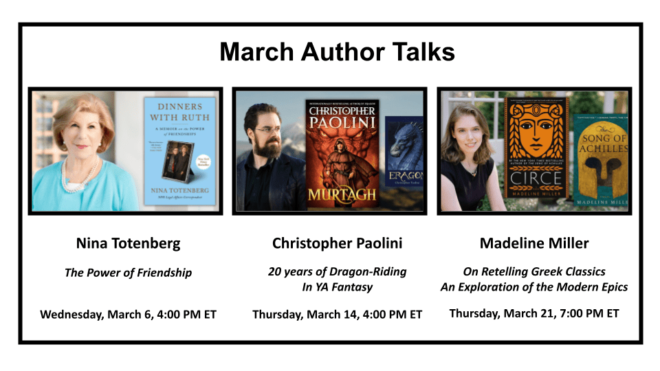 Online Author Events Girard Free Library