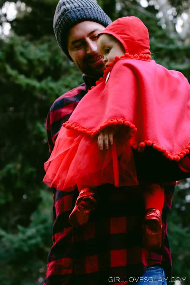 No Sew Baby Little Red Riding Hood Costume Girl Loves Glam