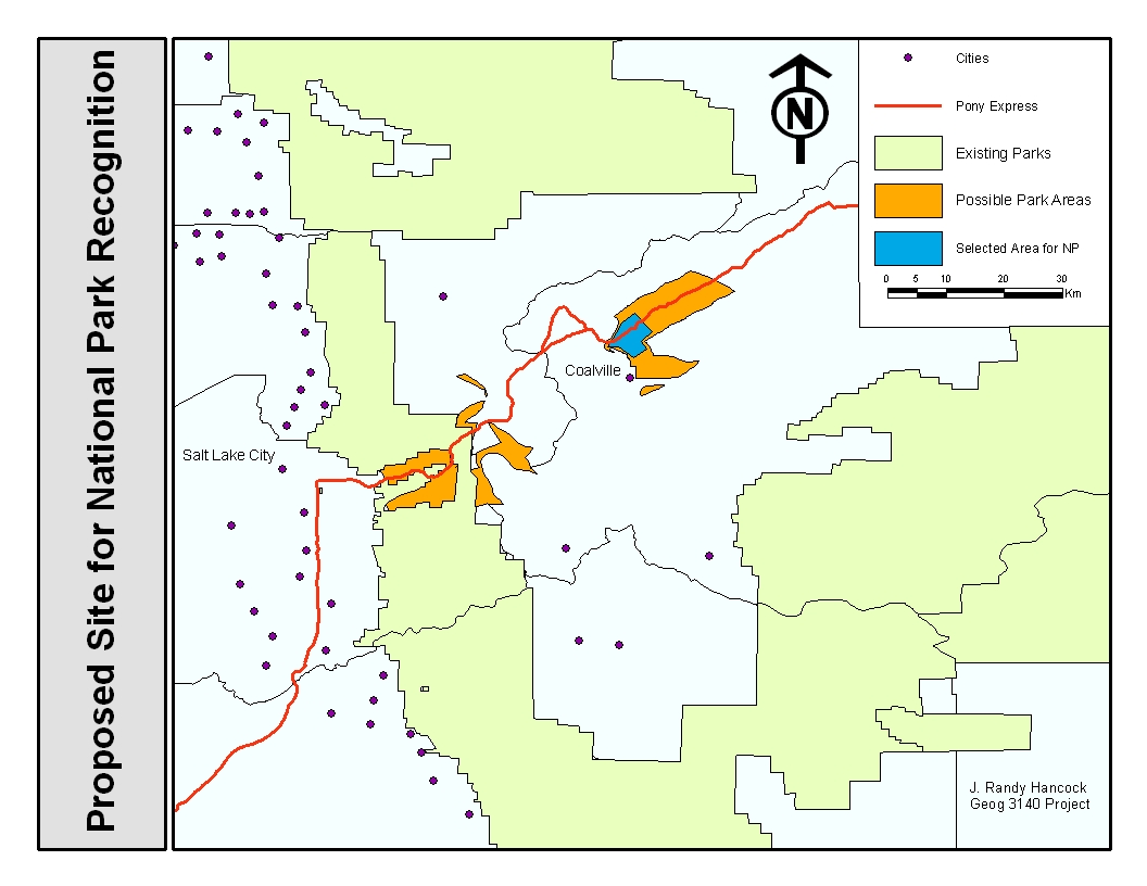 Randy Hancock's GIS Labs & Maps