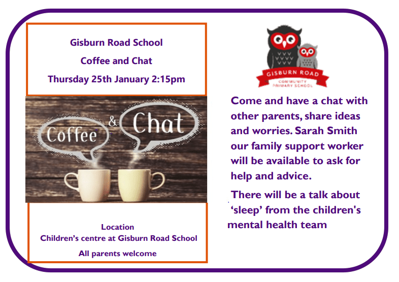 Gisburn Road Coffee & Chat Gisburn Road Barnoldswick Primary School