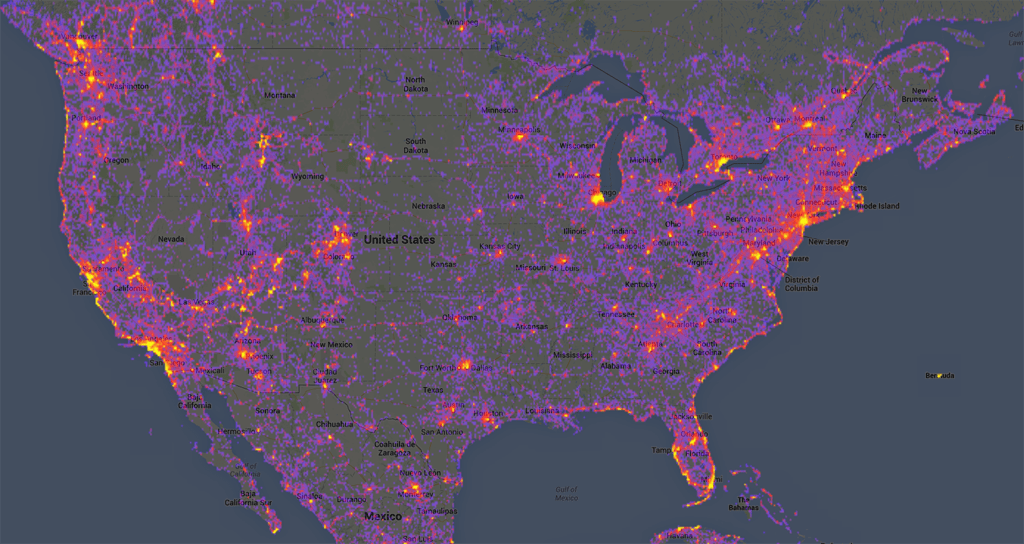 Sightsmap. The most photographed places in the world.