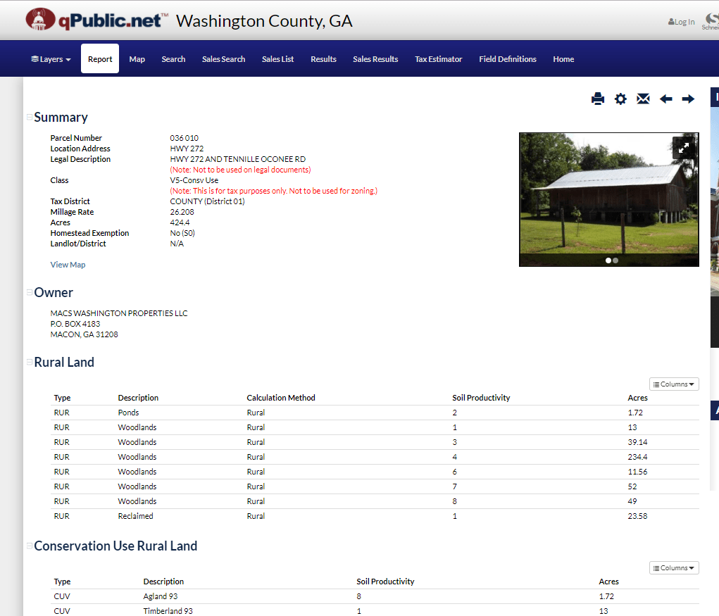 Lab 3. qPublic to ArcMap GISNOTE