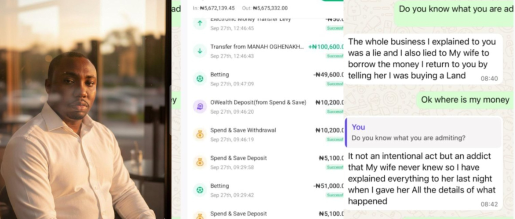 “The Whole Business Was a Lie” – Man Admits After Blowing ₦2.2m on Betting