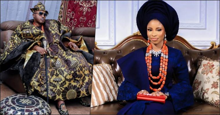 Oluwo of Iwo and Olori Firdaus welcome first child