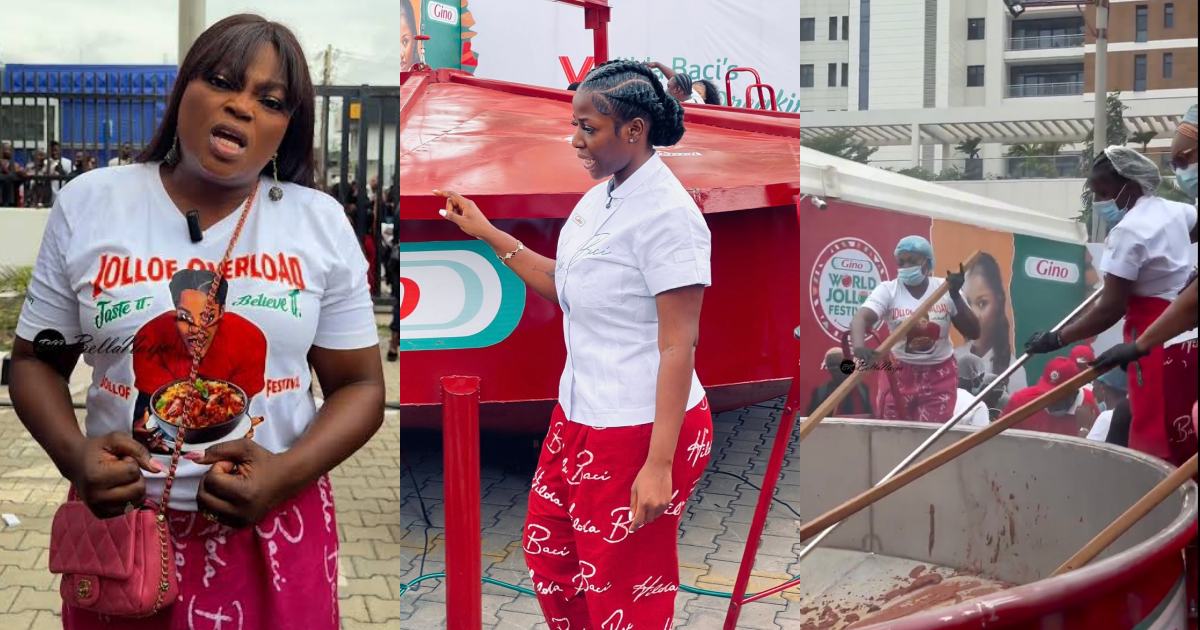 Funke Akindele joins Hilda Baci to cook dinner throughout file try, wins hearts