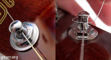 Stränga gitarren - steg för steg instruktioner