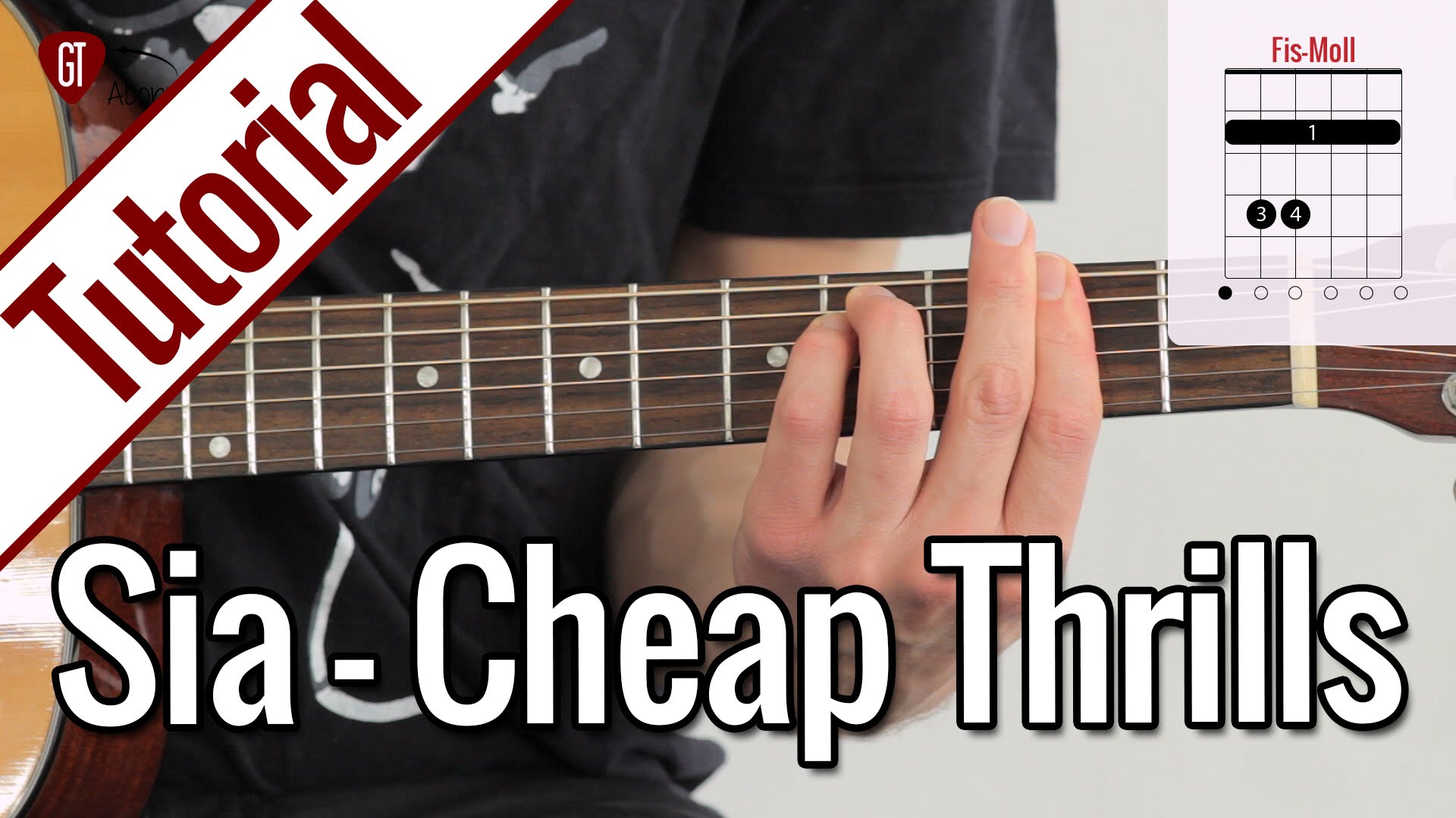 Sia Cheap Thrills Gitarren Tutorial Deutsch Gitarrentunes