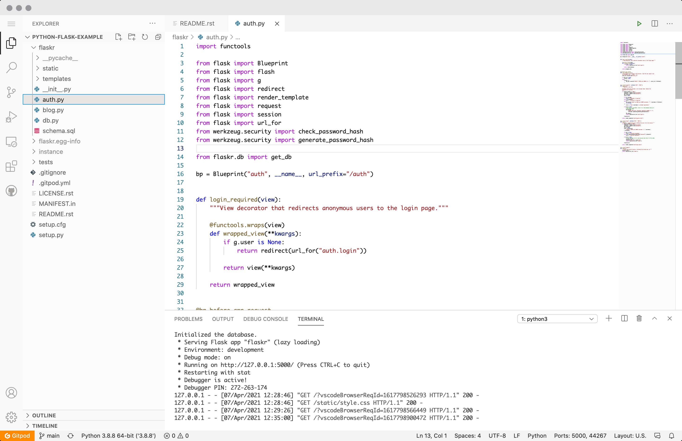 VS Code Browser Docs