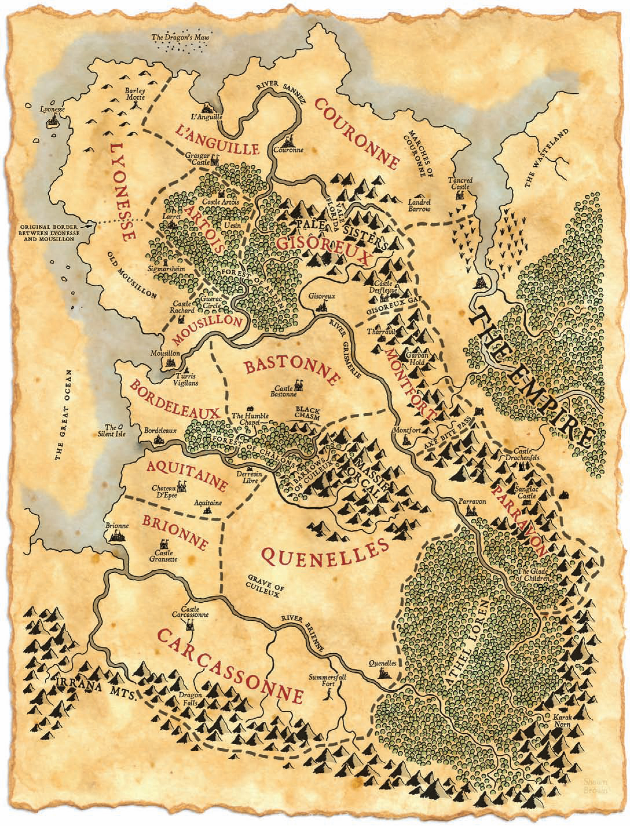 Map Of The Empire Warhammer Warhammer Maps