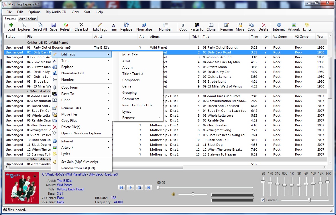 Giveaway of the Day free licensed software daily — MP3 Tag Express 6.5