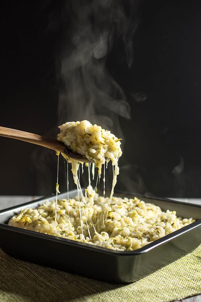 Cheesy Zucchini Rice Give Recipe