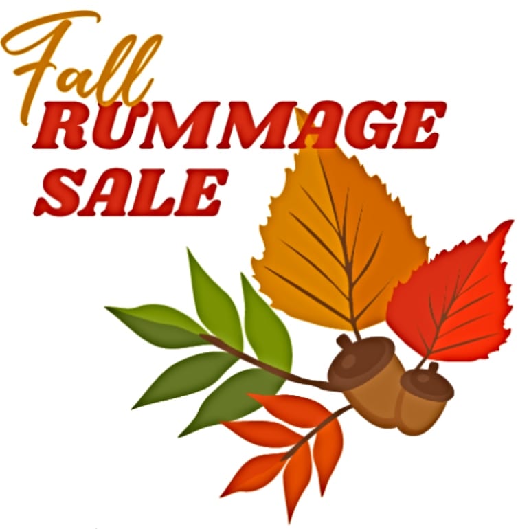 FallRummageSalePoster Giver on the River