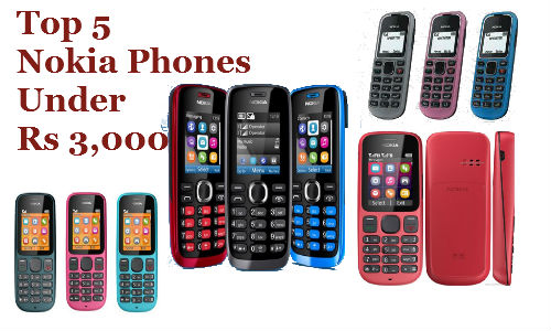 Top 5 Best Selling Nokia Feature Phones Under Rs 3,000 Price Tag