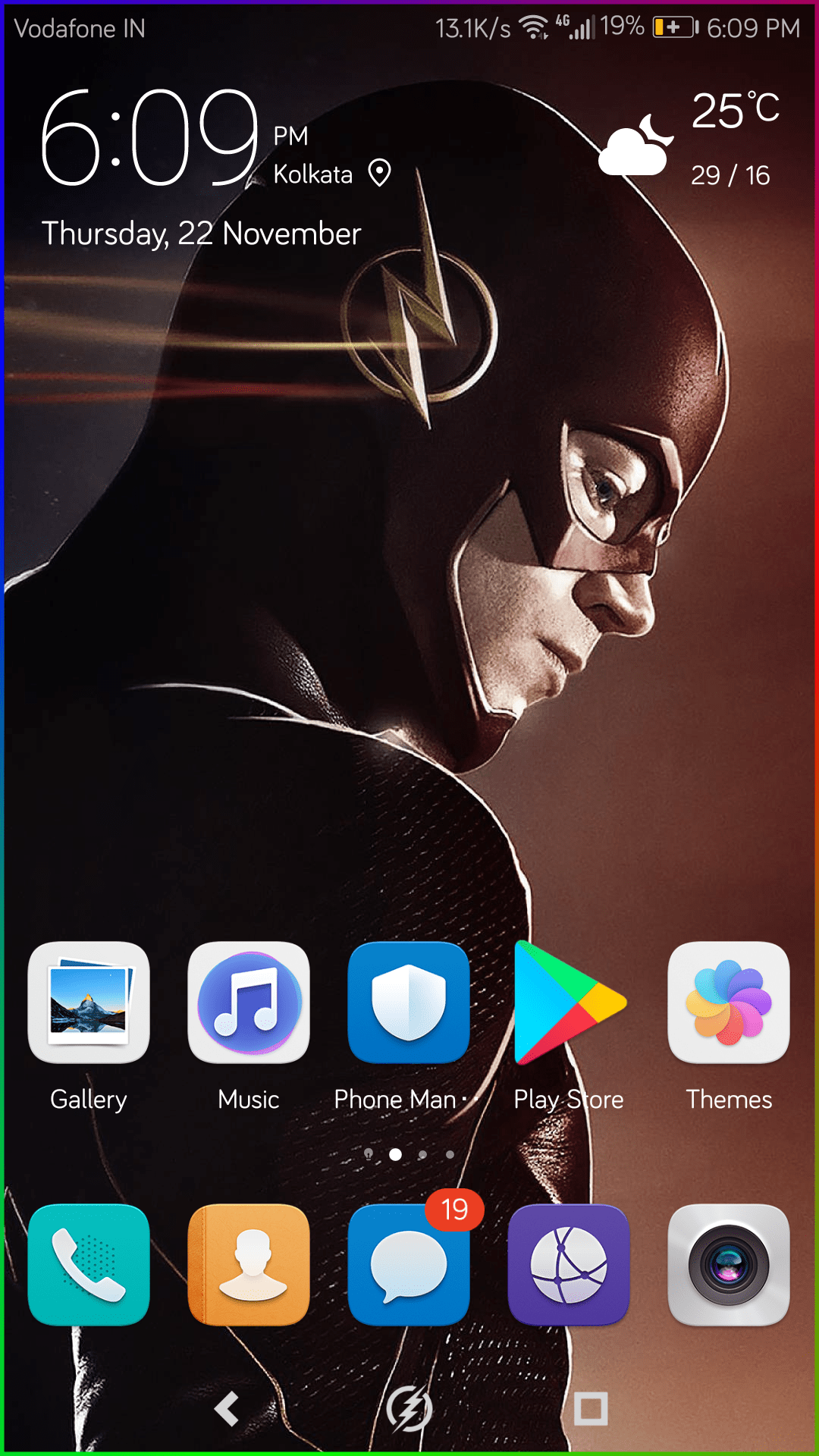 Enable Edge Highlight Live Wallpaper On Android device