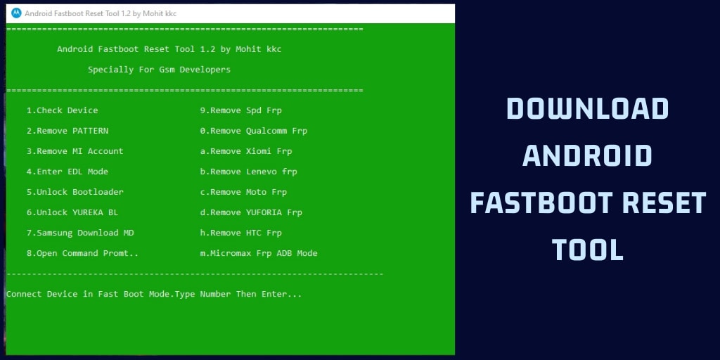 Android Fastboot Reset Tool v1.2 With Guide [Latest Version]