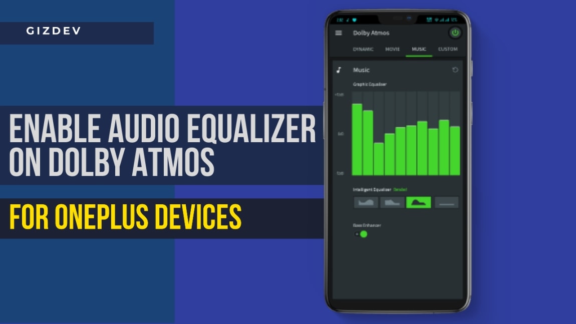 Enable Audio Equalizer on Dolby Atmos for OnePlus devices