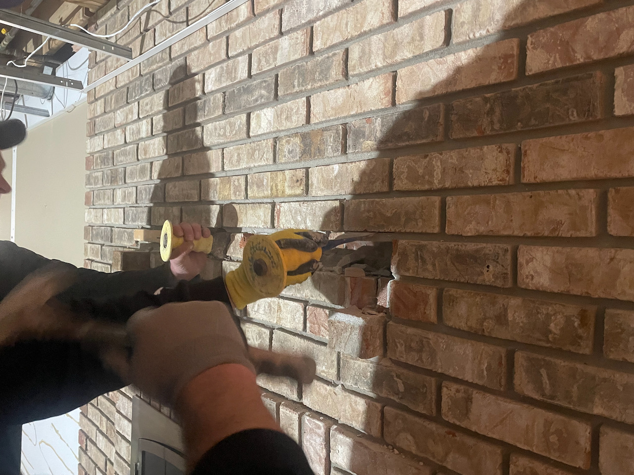 Removing A Mantel From A Brick Fireplace Gizmo Exteriors Repair