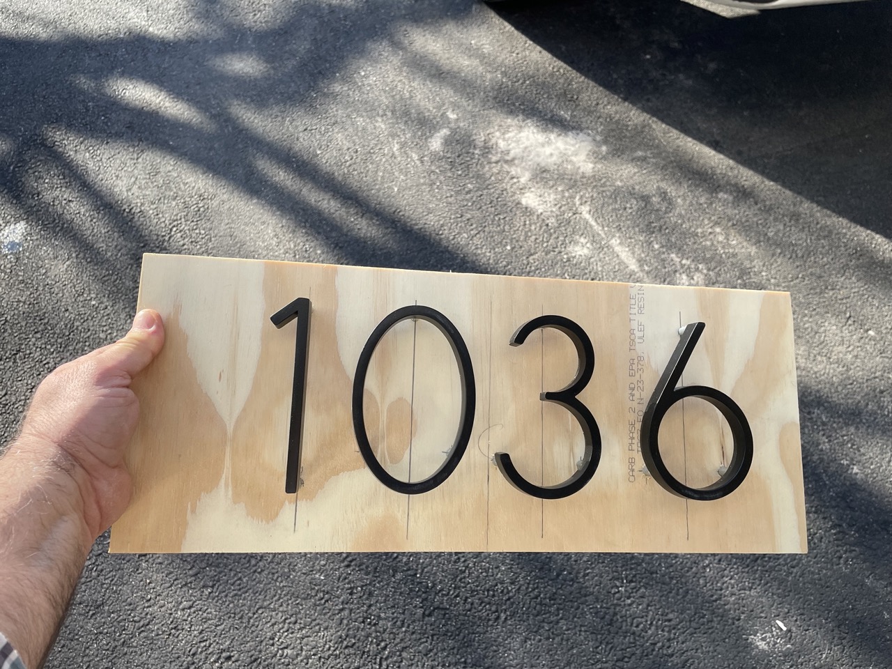 Mounting Address Numbers On A House Gizmo Exteriors Repair