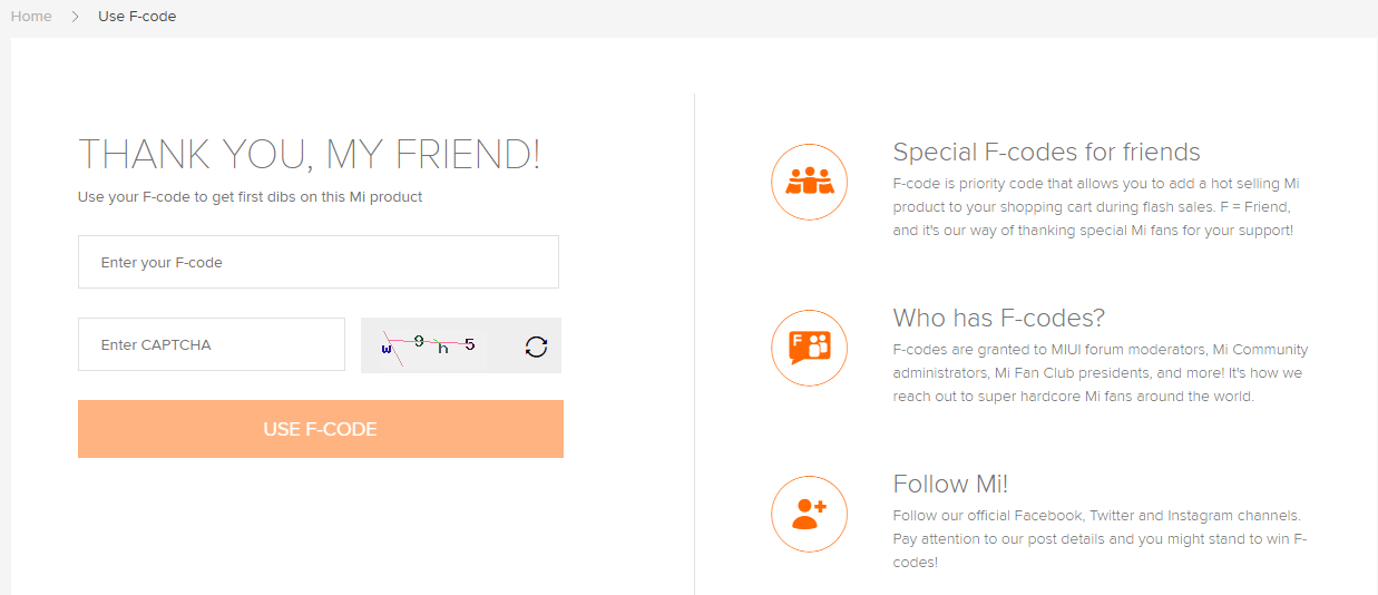 Xiaomi Fcode What is it and how to use it for buying a phone?