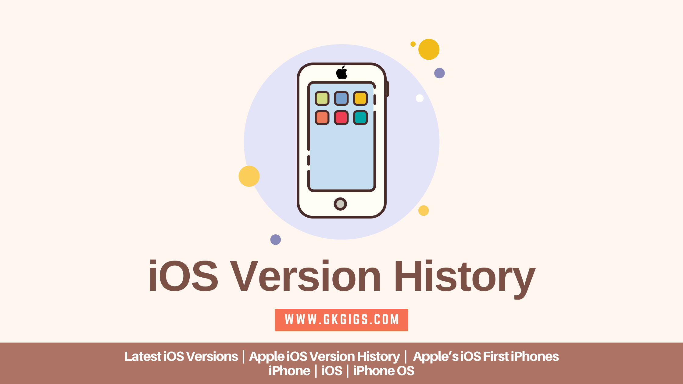 List Of All Apple Ios Version History (2022 Updated) - Gkgigs