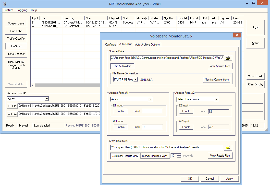 Analysis of Fax over IP, TDM, & PSTN FaxScan