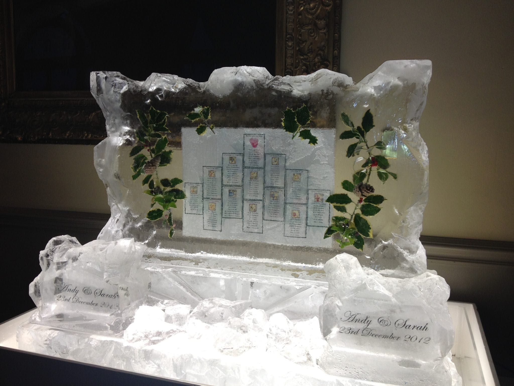 Ice Sculpture Wedding Decorations A Unique Idea