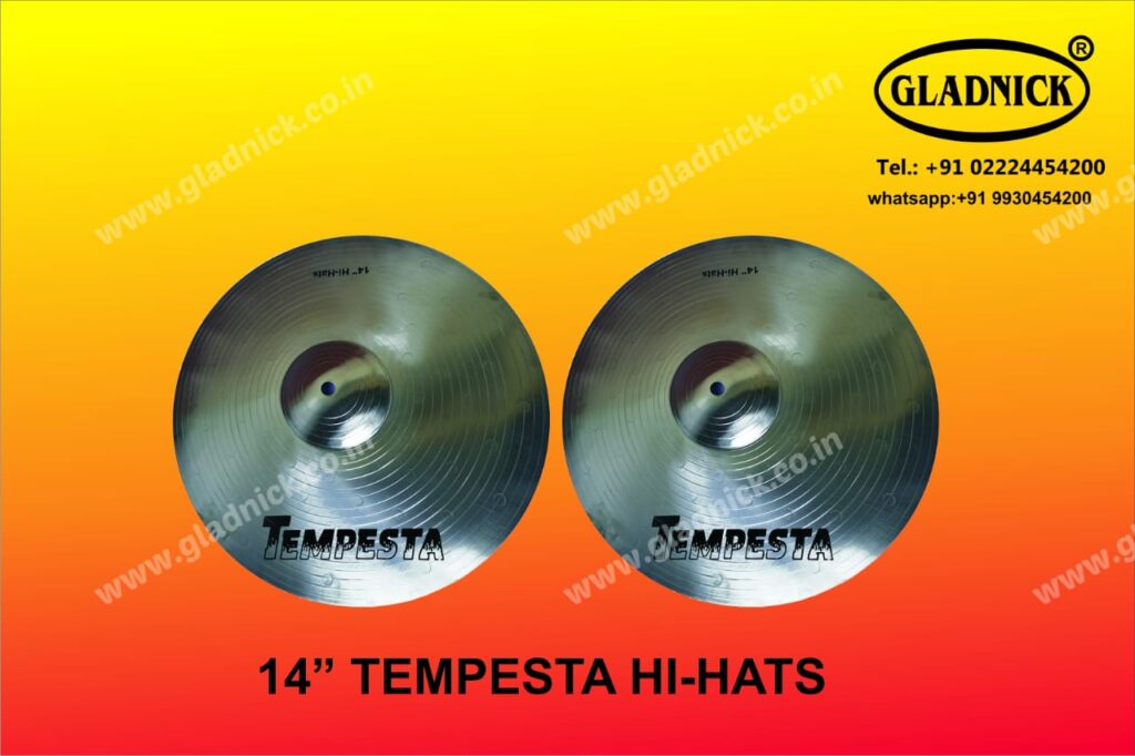 14 inch S.S. HiHats GLADNICK MANUFACTURING WORKS