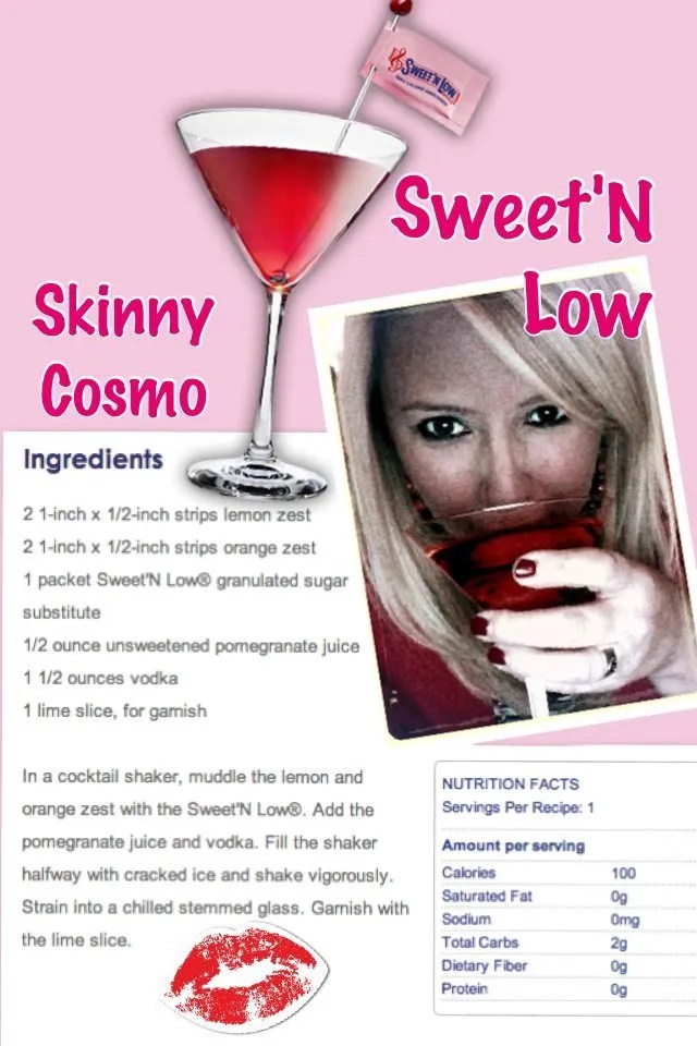 Cheers to the Skinny Cosmo! Glam Karen