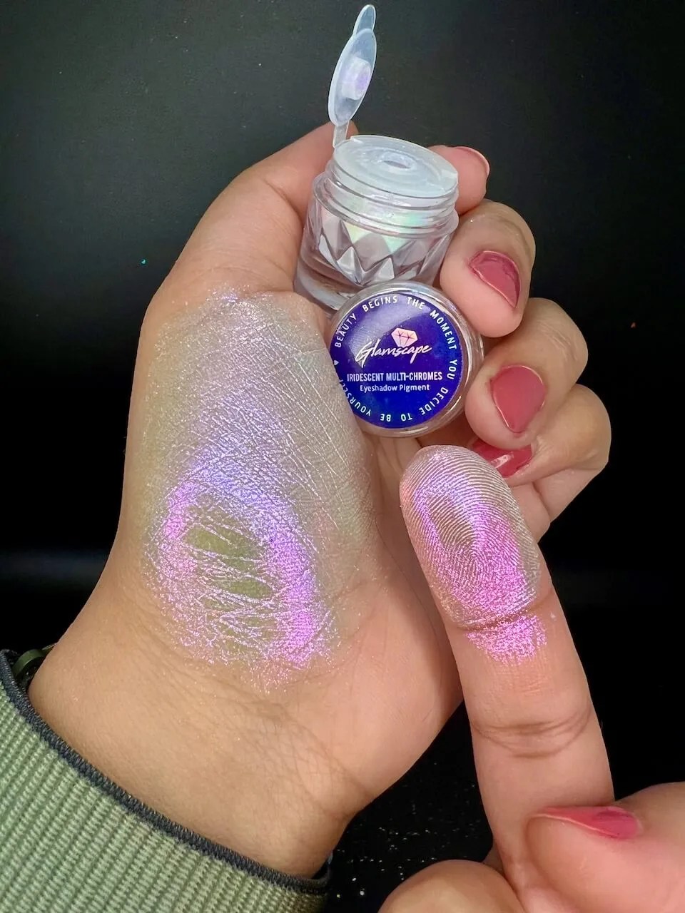 Iridescent Multichrome Eyeshadow in Bangladesh Glamscape Skyline