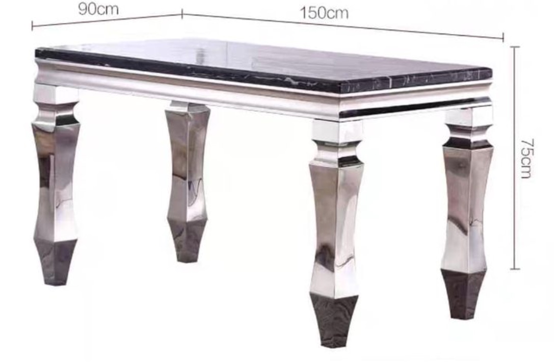 LUXURY MARBLE DINING TABLE Glamz Deco