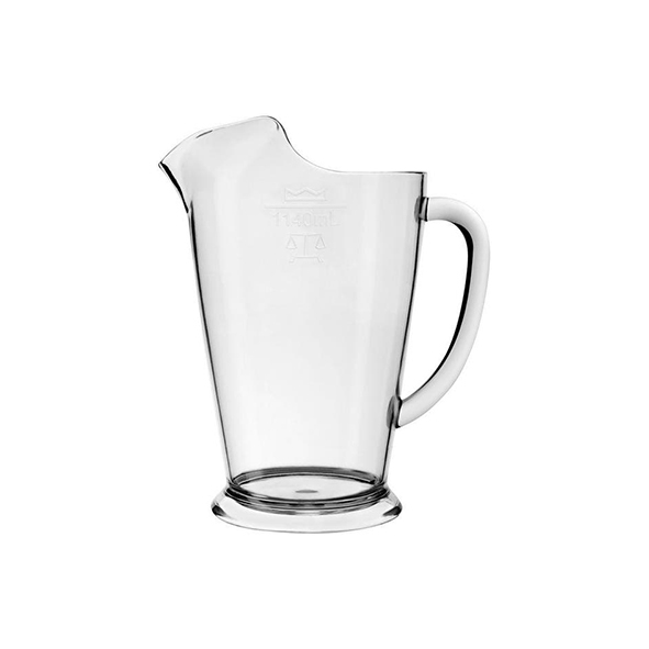 BEER JUG WITH LIP 1140ML POLYCARBONATE Crown