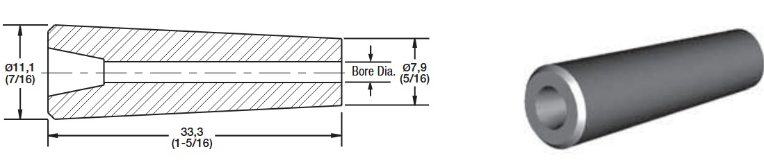 ROCTEC® Composite Carbide Nozzle Tips for Sandblasting