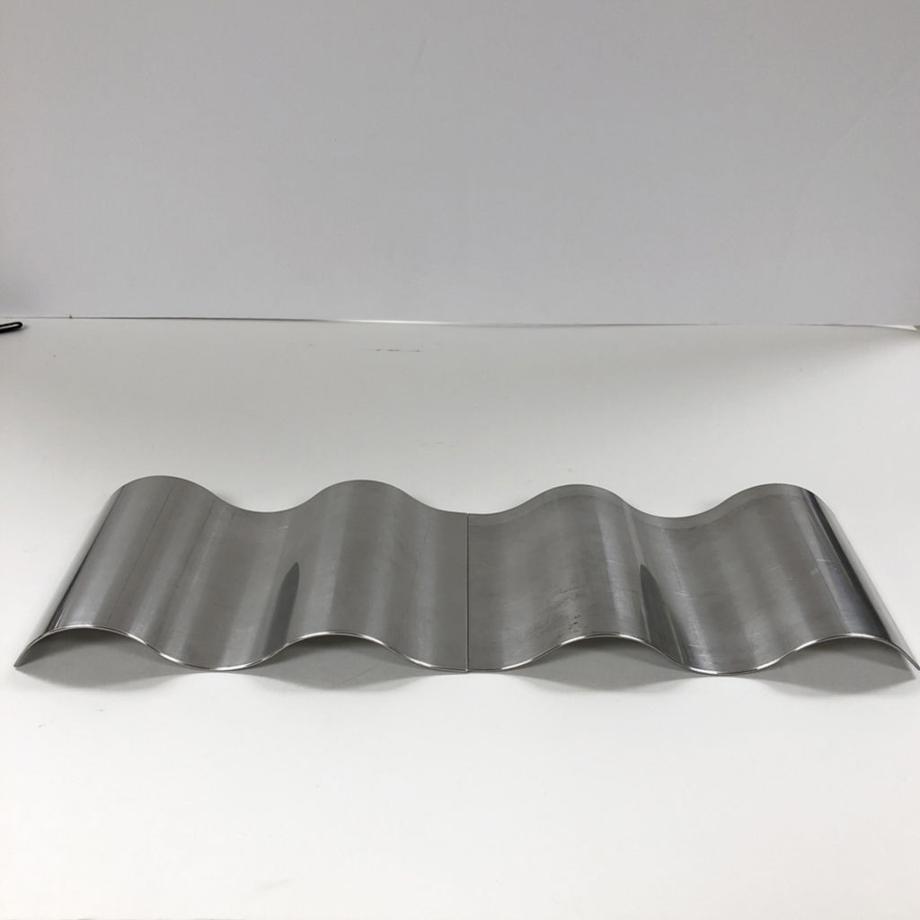 4″ Double Ripple Wave Mold Stainless Steel Glass House Store