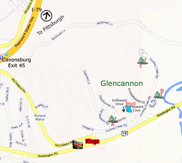 Glencannon Homes Association, map page
