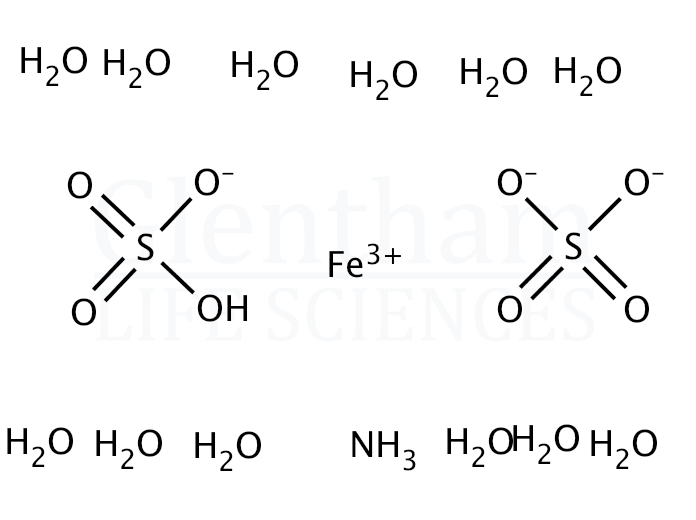 Ammonium iron(III) sulfate dodecahydrate (CAS 7783837) Glentham