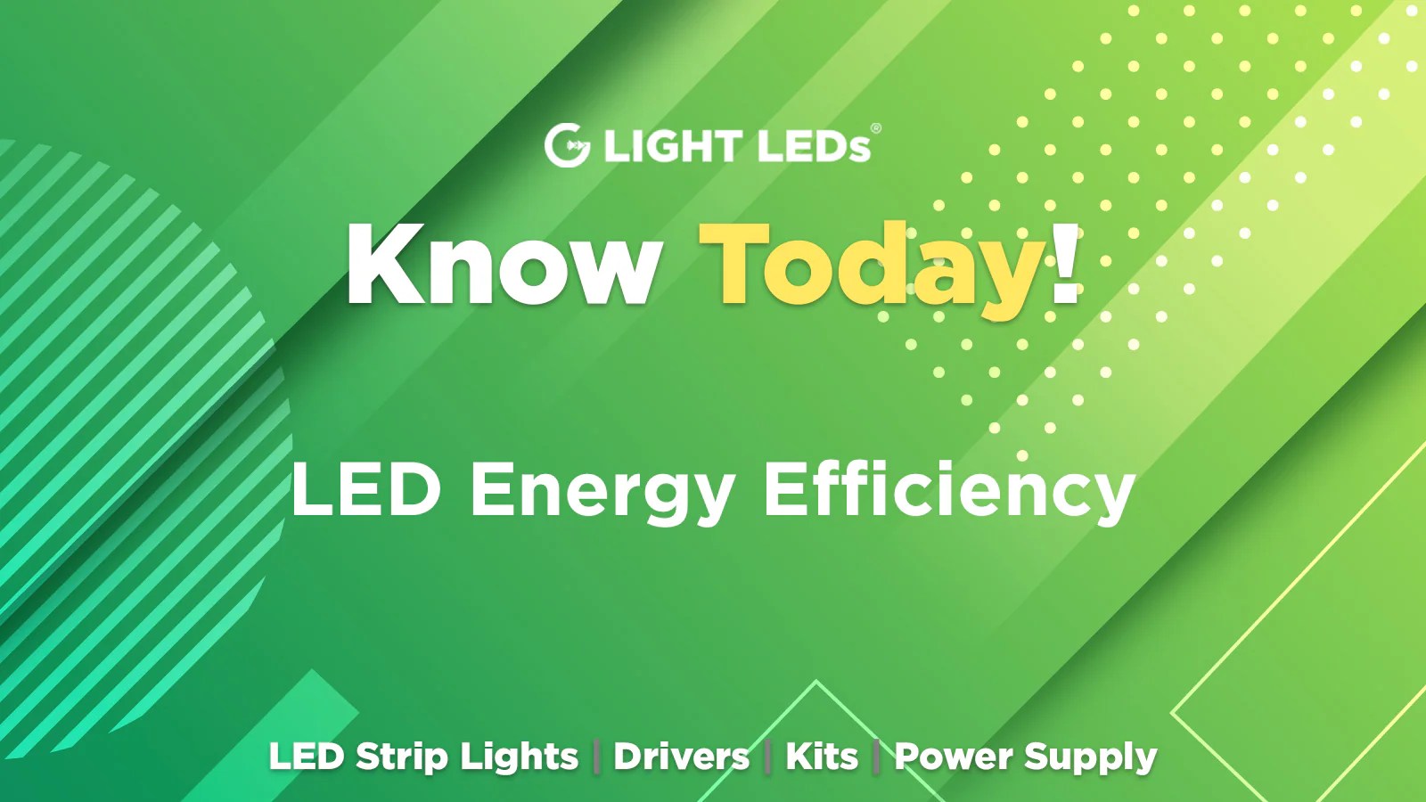 LED strip lights energy consumption G Light LEDs