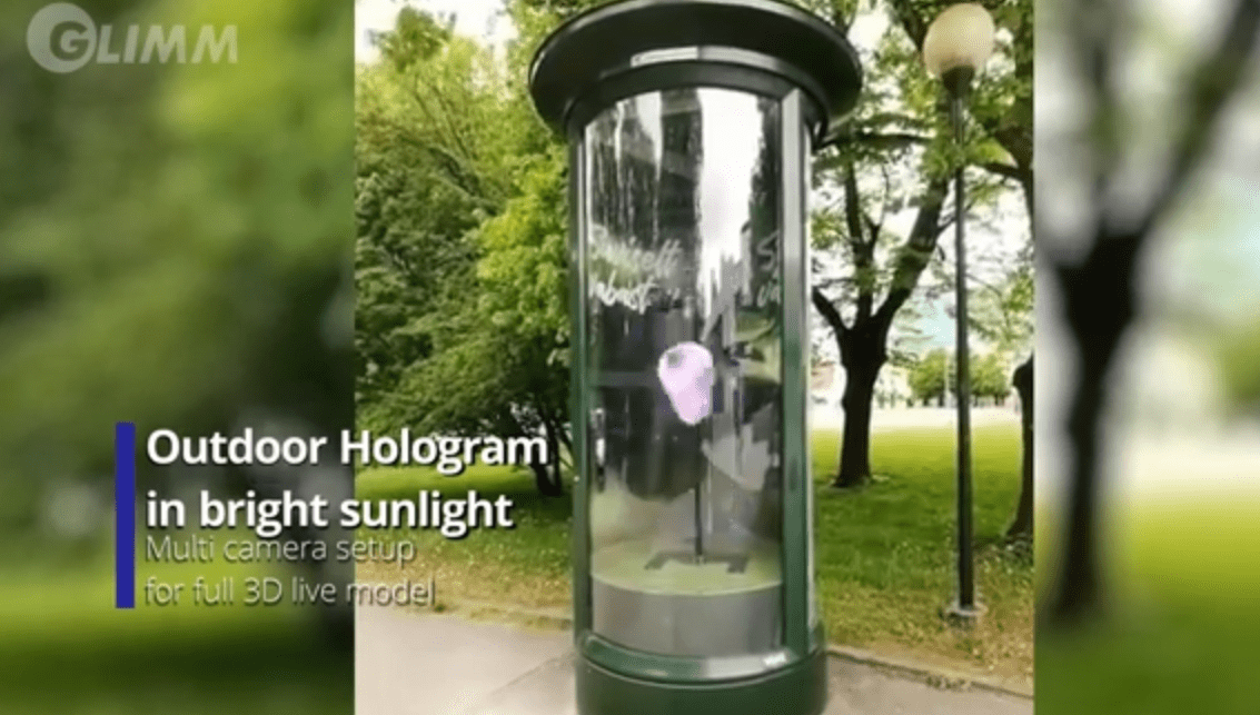 OUTDOOR HOLOGRAM Glimm Display