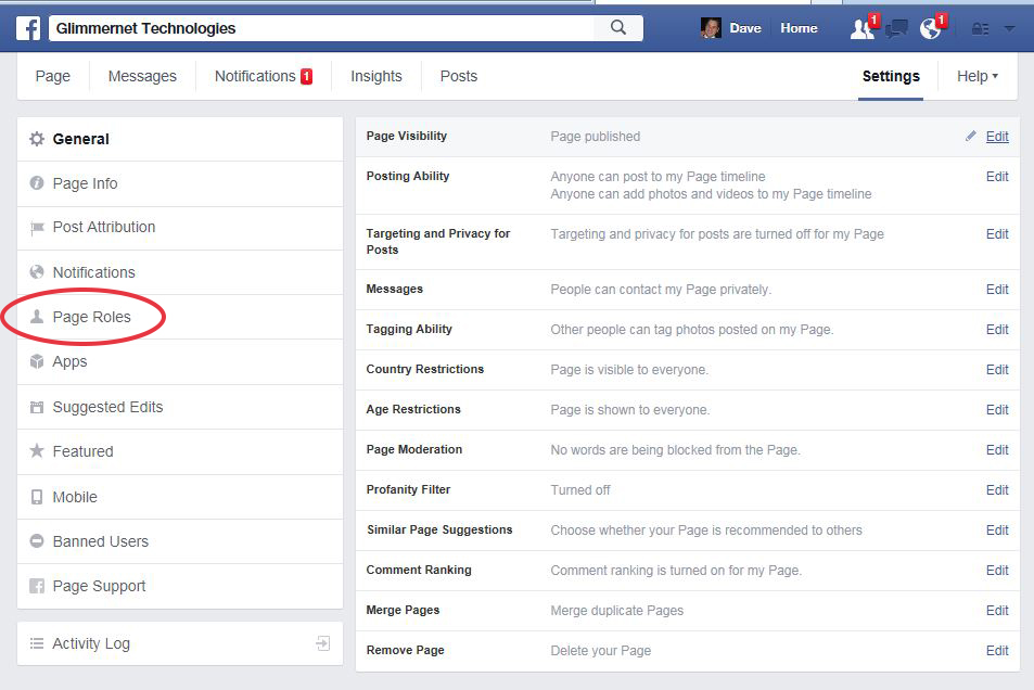 Adding Admins to Facebook Page Technologies