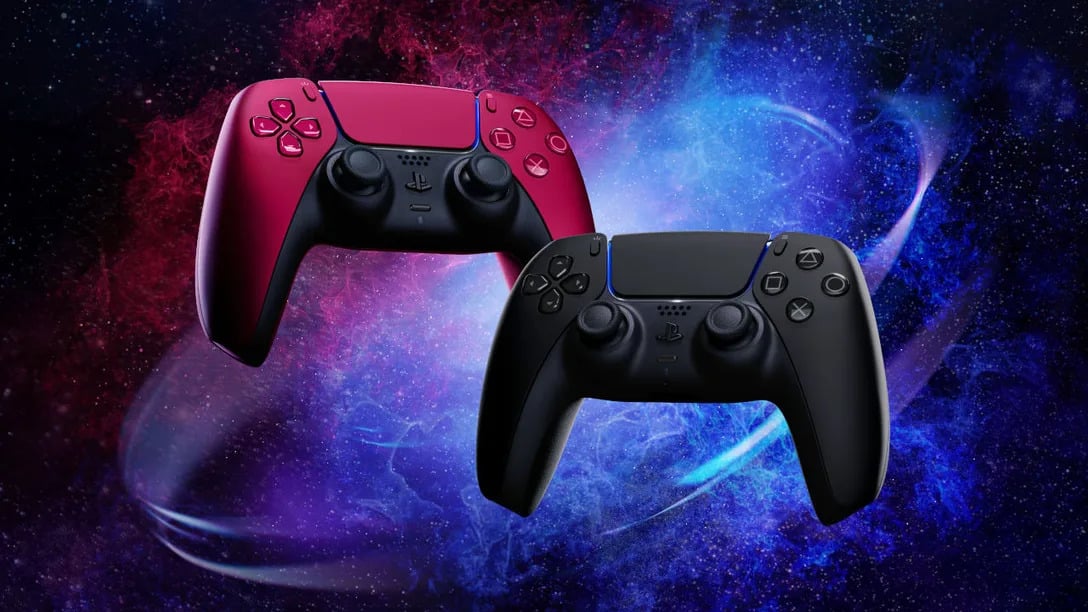 Sony Announces Cosmic Red and Midnight Black DualSense Controllers