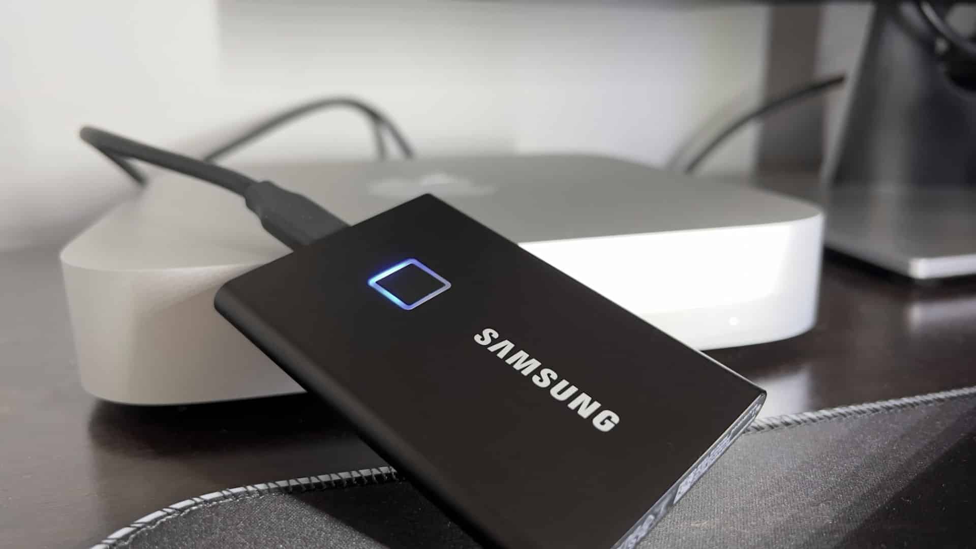 The Samsung T7 Touch SSD is a Fantastic Secure Portable Storage Solution