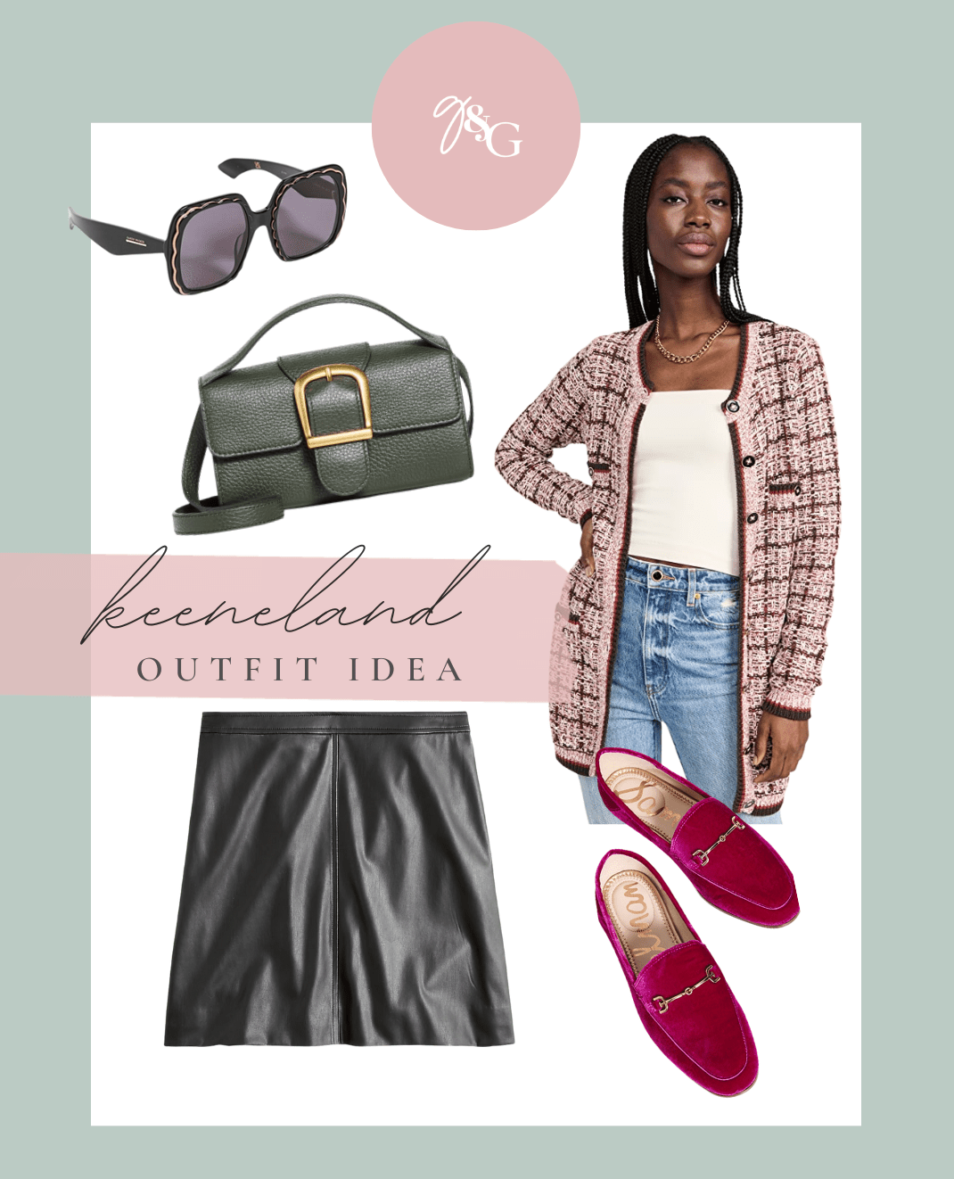 20 Keeneland Outfit Ideas for Fall Glitter & Gingham